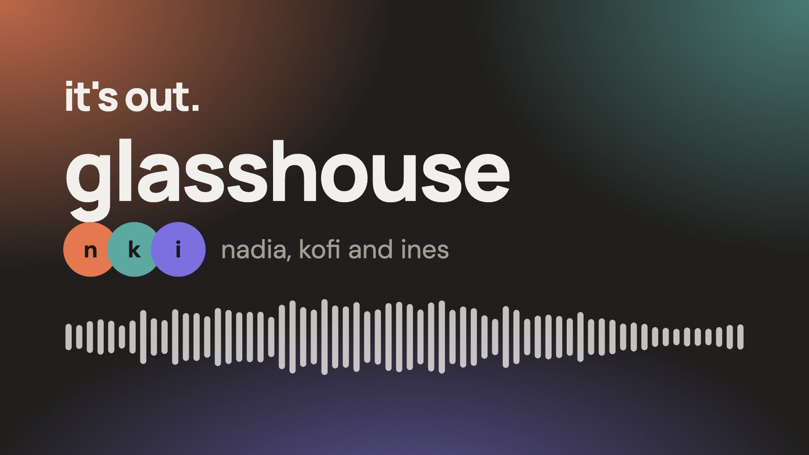 three people adding stems, a note at 1:12, the track released with every name on it